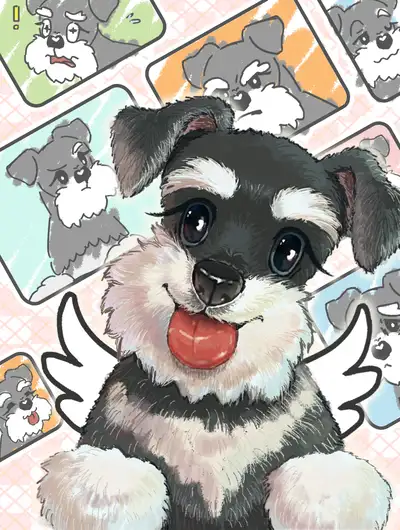 狗狗变成了幽灵